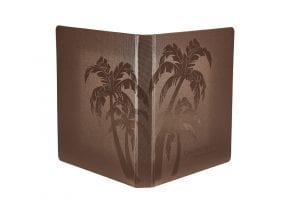 Popup Image: Turned edge with rounded corners in-room directory.