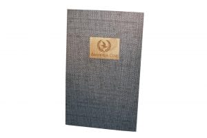Popup Image: Turned Edged Menu Cover