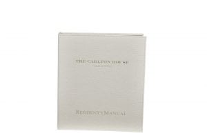 Popup Image: Turned & Stitched Edge 3-Ring Binder with Square corners