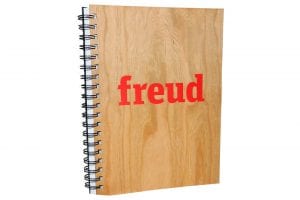 Popup Image: Double Wire-o Bound Book with Wood Cover