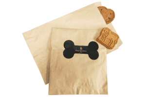 Popup Image: Pet Treat Bag with Bone Shaped Sticker