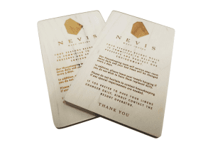 Popup Image: Wooden Sustainability Card